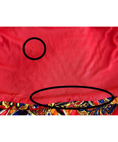 60s paisley quilting dress