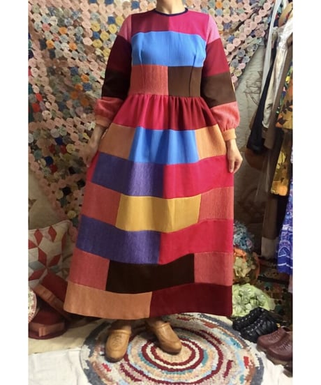 60's patchwork dress