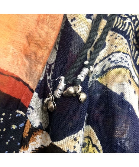 indian  rayon patchwork skirt