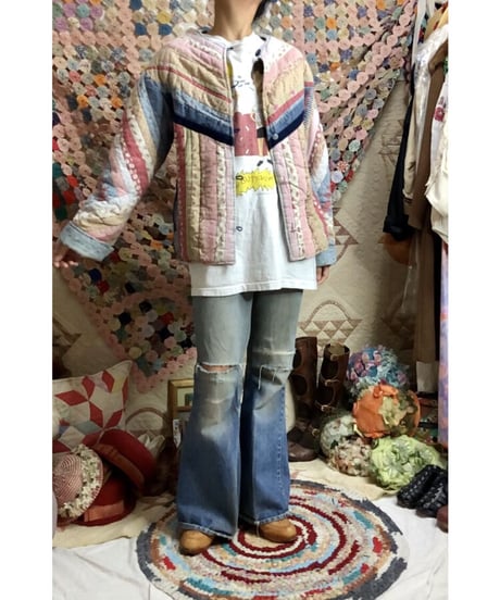 vintage patchwork quilt jacket