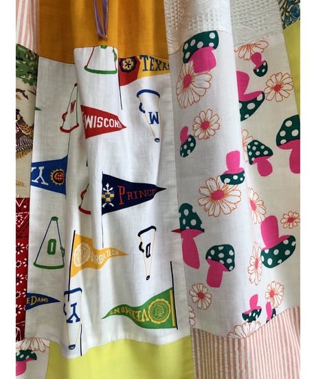 70's patchwork skirt