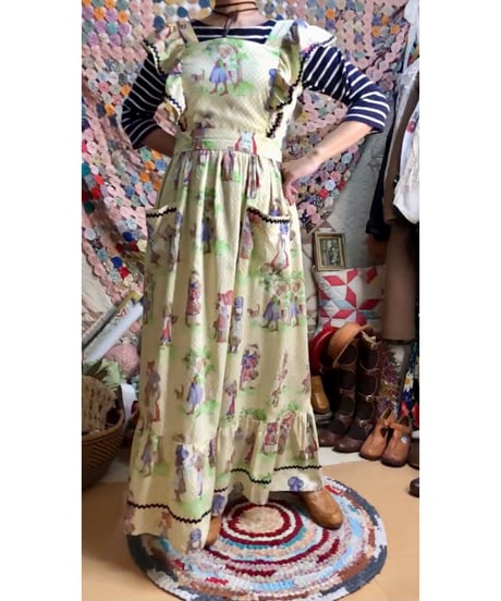 holly hobbie apron dress
