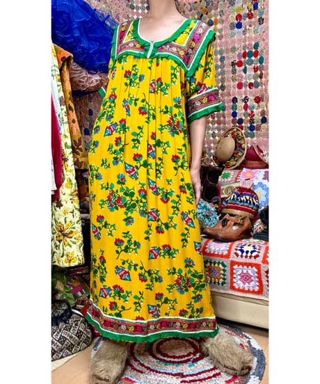 flower print rayon dress