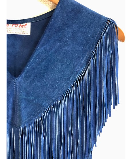 leather fringe collar