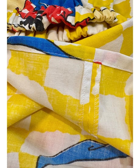 Raggedy Ann & Andy super wide leg pants（70s fabric）