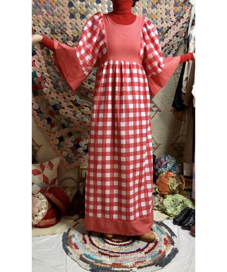 70's plaid dress