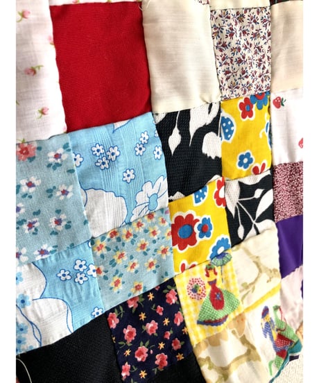 patchwork super wide pants
