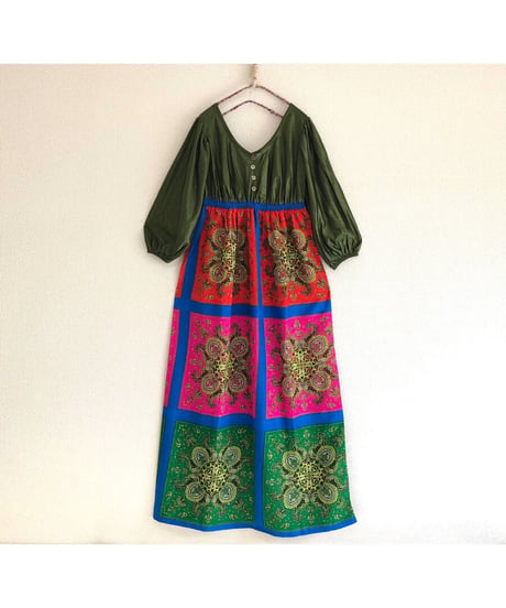 60's paisley dress