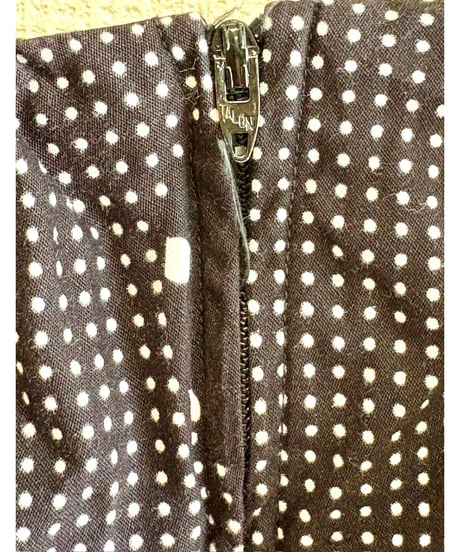 70s polka dots dress
