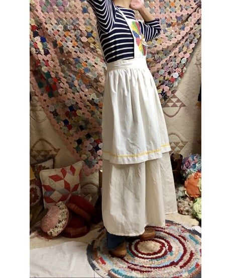 70's upcycle apron dress