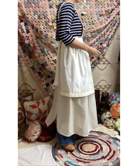 70's upcycle apron dress