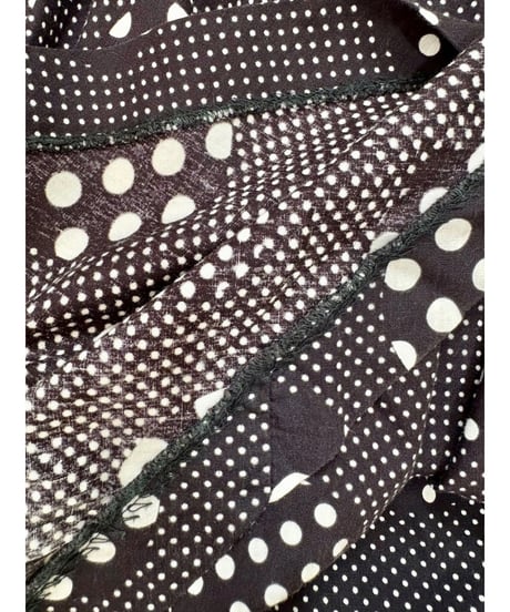 70s polka dots dress