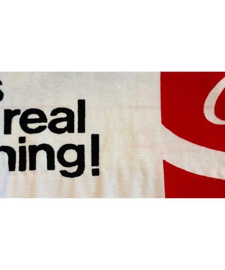70s coca-cola print cotton pants