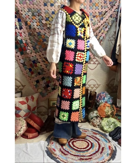 granny square dress