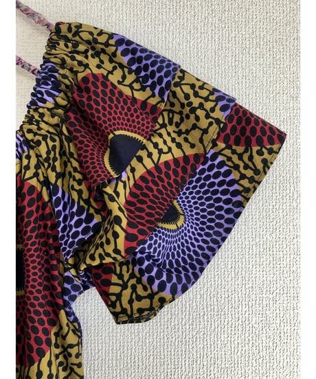 batik print dress