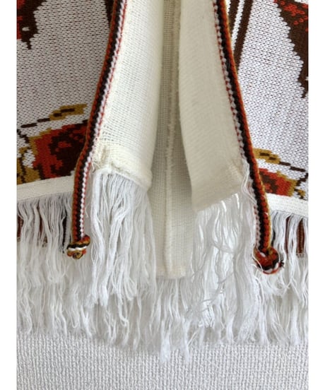 fringe knit vest