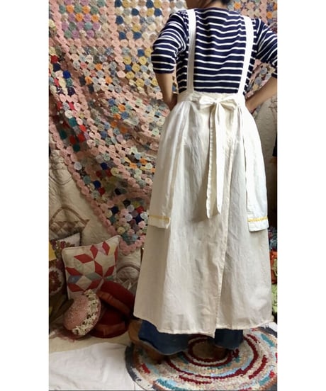 70's upcycle apron dress