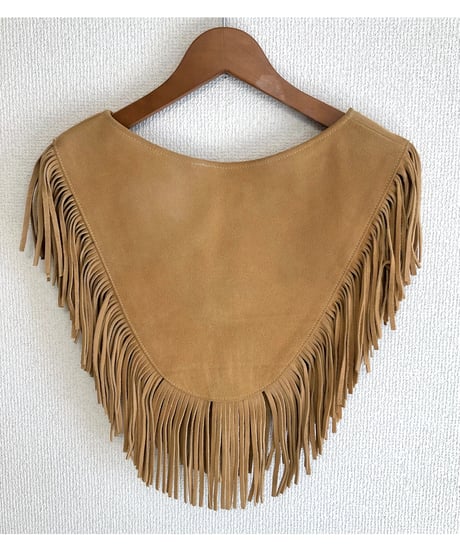 leather fringe collar