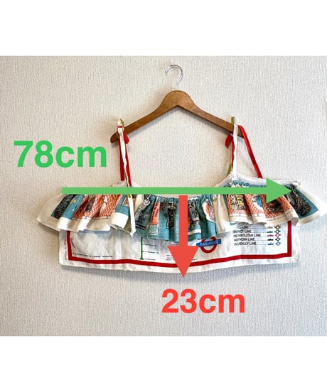 tea towel frill tops