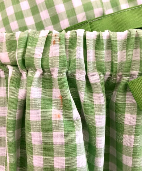 70s yo-yo quilt skirt