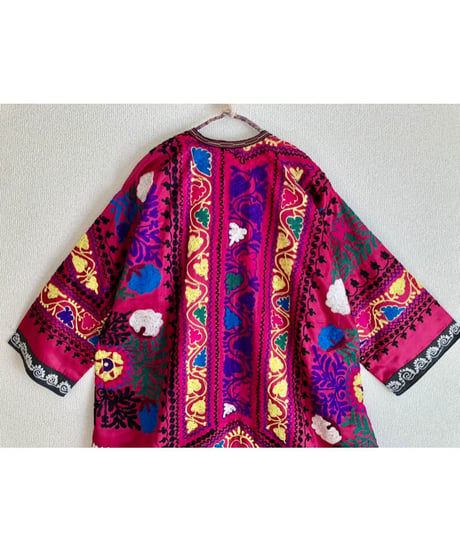 suzani embroidered robe