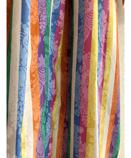 rainbow stripe dress