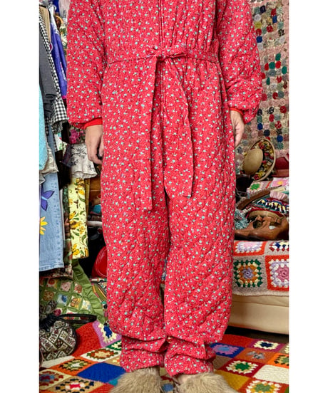 70-80s quilted jumpsuits
