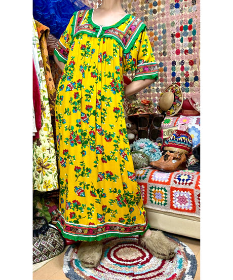 flower print rayon dress