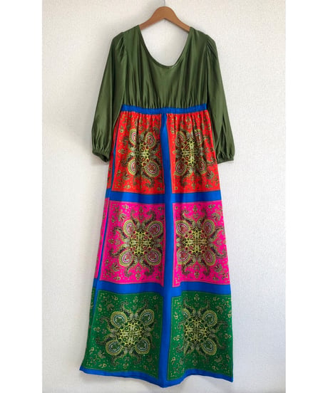 60's paisley dress