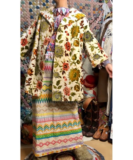 60s tapestry coat