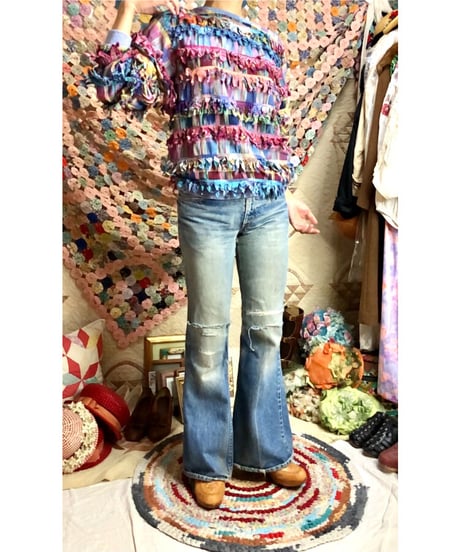 Paula sweet fringe tops