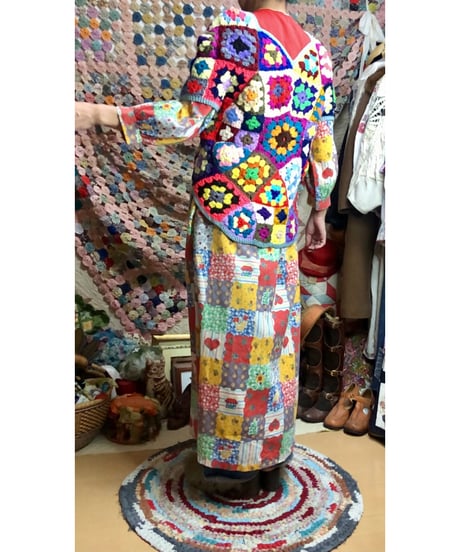 granny square pullover tops
