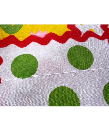 patchwork print super wide leg pants B（70s fabric）