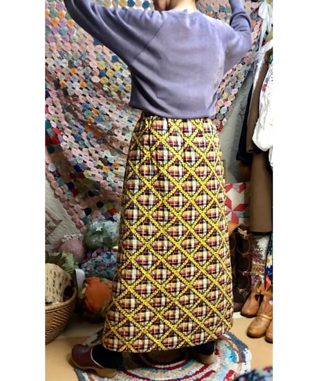 ●専用ページ●  70s plaid quilting skirt