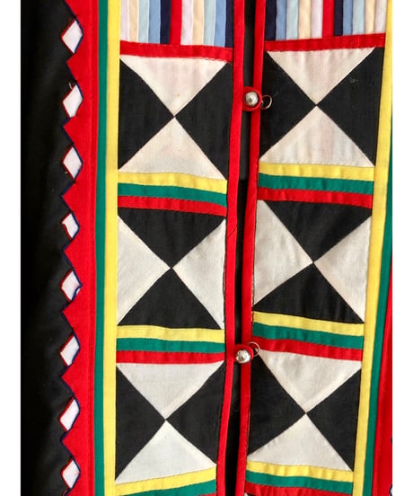 patchwork ethnic dress