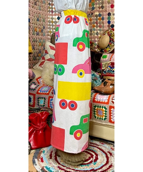 marimekko bo-boo super wide leg pants（70s fabric）B