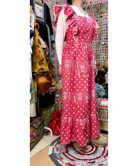 flower apron dress