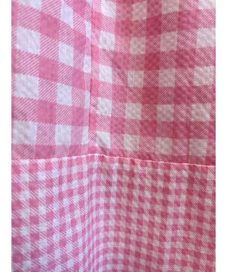 gingham easy dress