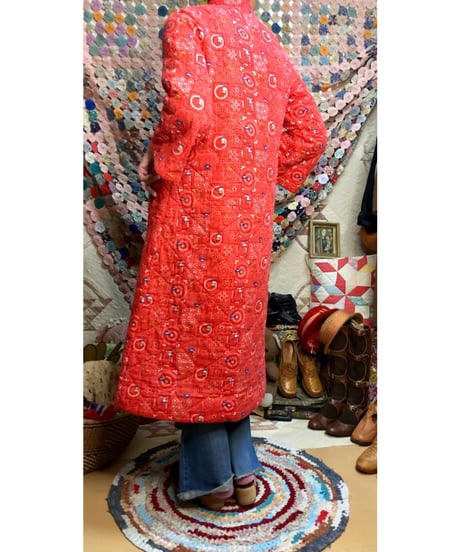 60-70s quilting robe