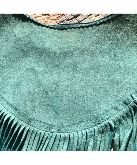 leather fringe collar