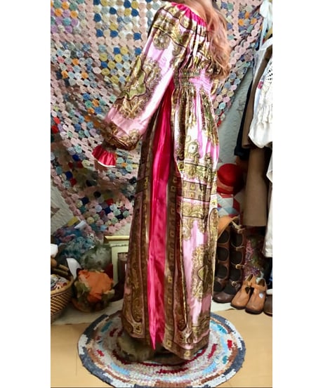 paisley scarf dress