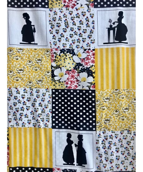 70's patchwork print setup