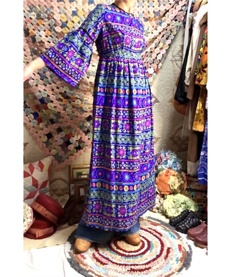 60's flower dress