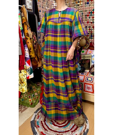 plaid easy dress