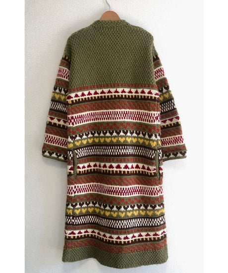 hand knit dress coat
