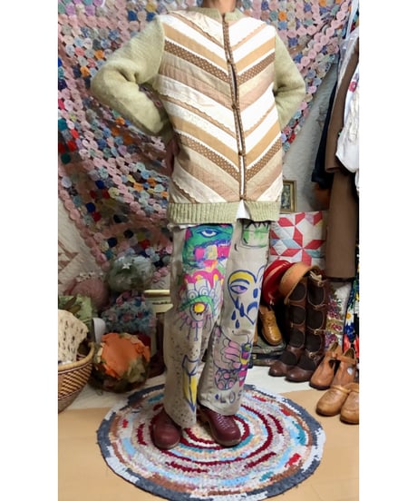 patchwork cardigan