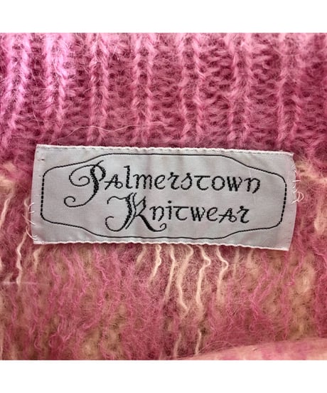 diamond pattern mohair sweater