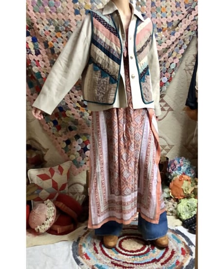 patchwork quilt vest