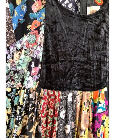 70's patchwork dress