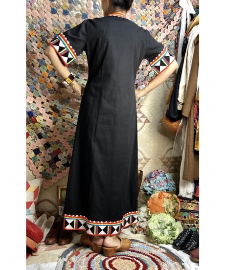 patchwork one-piece